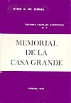 Libro: Memorial de la casa grande